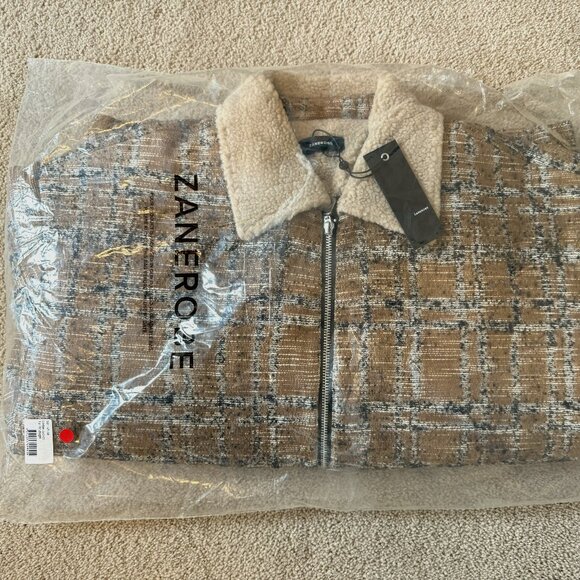 Zanerobe Men's Lodge Jacket Tan/Midnight - Picture 2 of 4